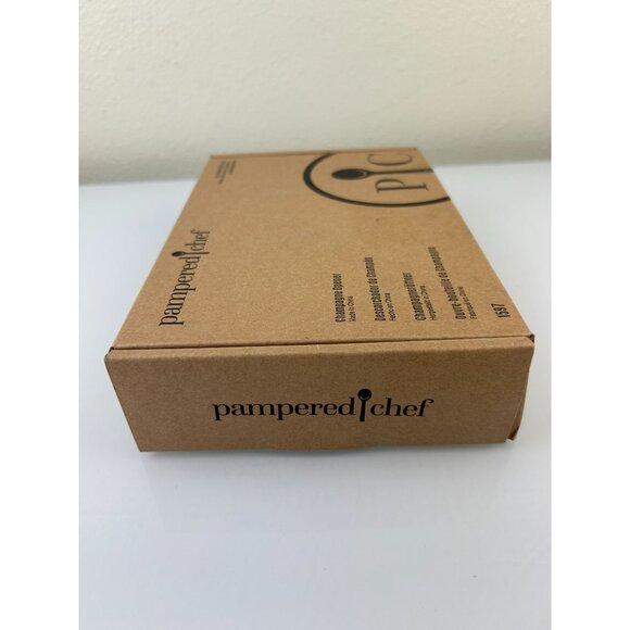 Pampered Chef Champagne Opener Kitchen Bar Tool 1597 Black Silver Tone Orig. Box - Picture 11 of 11